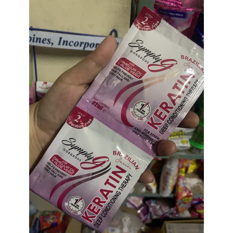 SIMPLY G KERATIN CONDITIONER 6 pieces per order Shopee Philippines