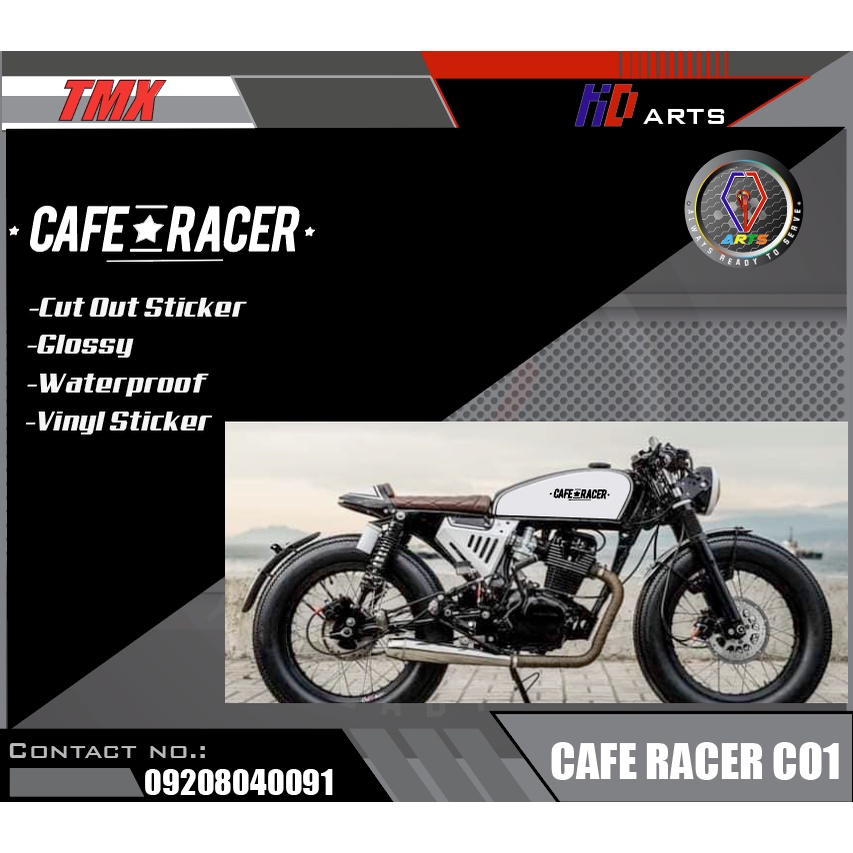 Cafe Racer Sticker Cut-out/Decals | Shopee Philippines