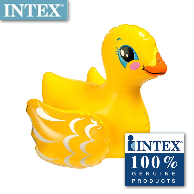 Intex 58590 Puff N Play Inflatable Bath Toy - Happy Duck | Shopee ...