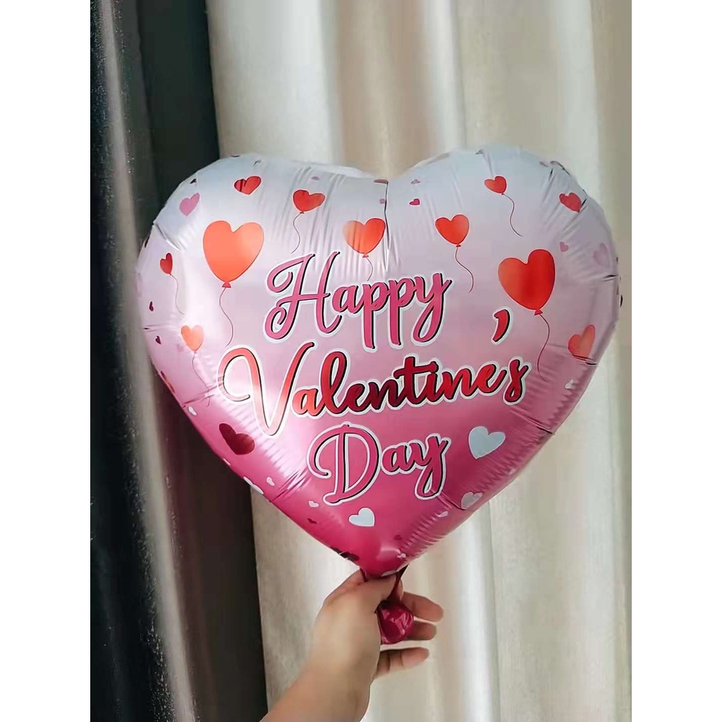 18 inch pink heart Valentine's day Wedding love heart balloon party