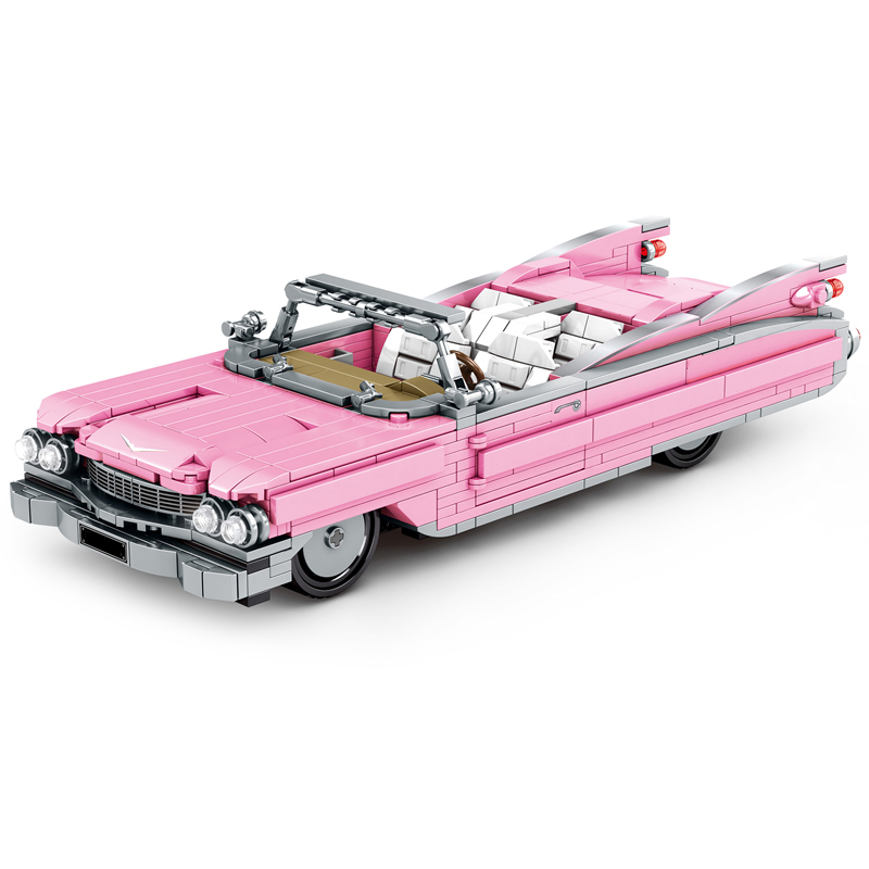 lego pink cadillac