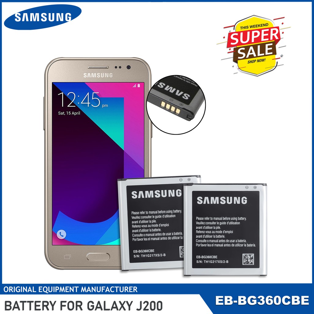 Samsung Galaxy J2 15 J2 16 Core Prime Model Eb Bg360bbe Eb Bg360cbe 00mah High Quality Shopee Philippines