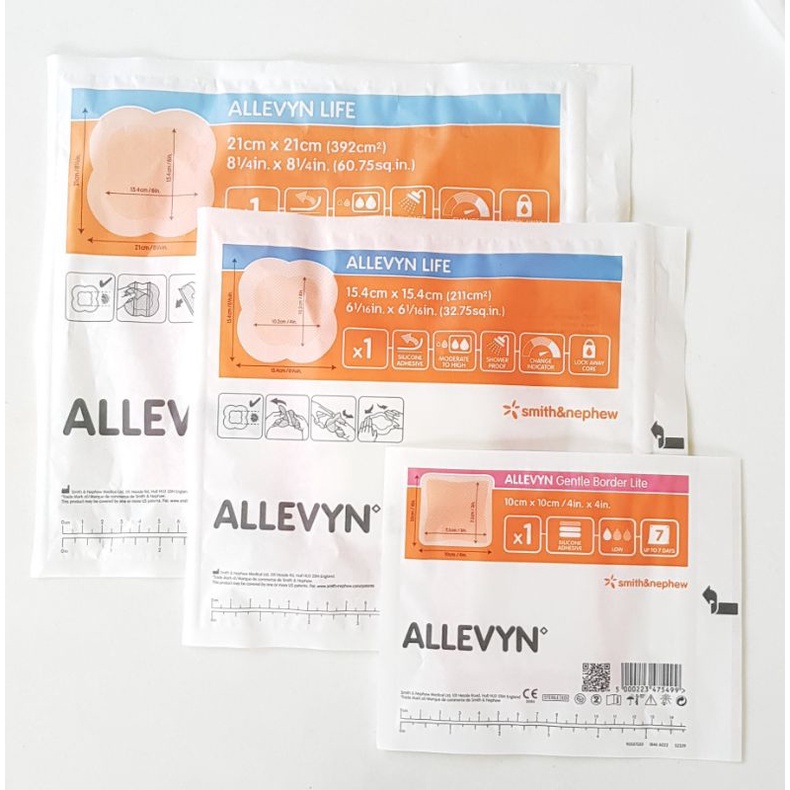 Allevyn Gentle Border Lite Butterfly Life / Wound Patch / Wound Care