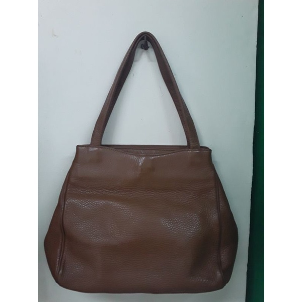 Preloved genuine leather renoma shoulder/handbag | Shopee Philippines