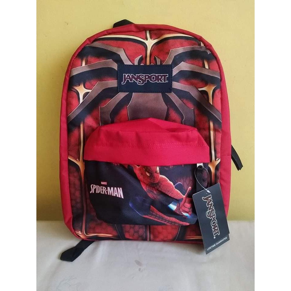 spiderman jansport backpack