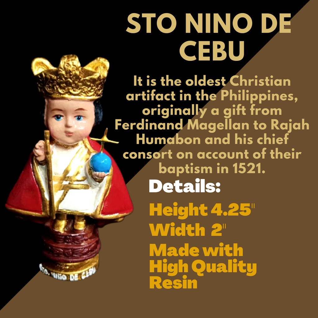 Chibi Religious Figurine Sto Nino de Cebu (Chibi Saints) Best for Gifts and Souvenirs