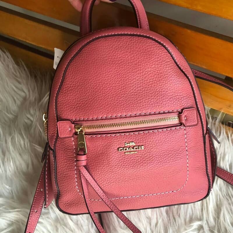 coach andi backpack size