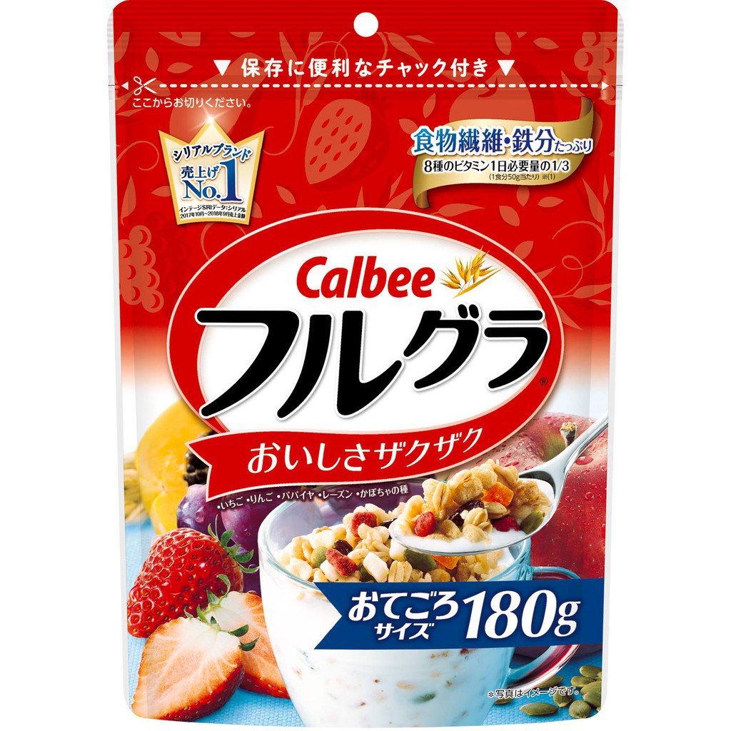 Calbee Frugra Fruits Granola 180g original FROM JAPAN | Shopee Philippines