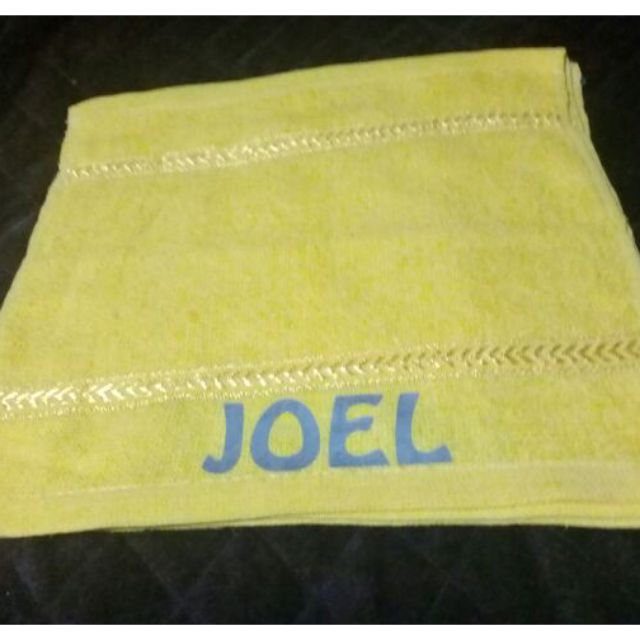 Customized Hand Face Towel For Souvenirs And Giveaways Shopee Philippines