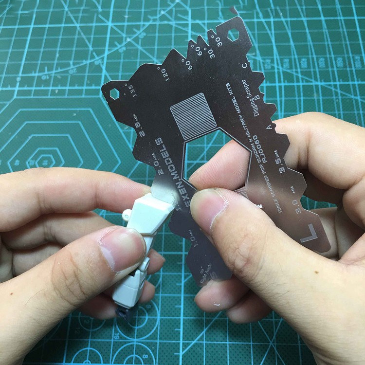 Parting Line Scraper Hand Tool for Gundam Military Model Hobby Kits Version 2 A 