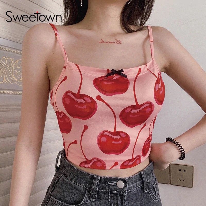 cute red summer tops