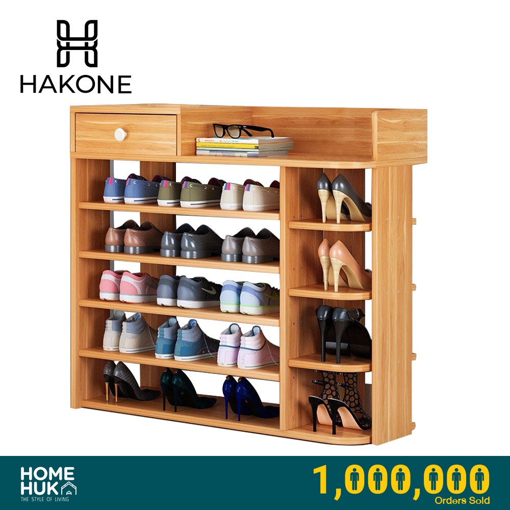 Hakone Wooden 6 Tier Shoe Rack Shopee Philippines