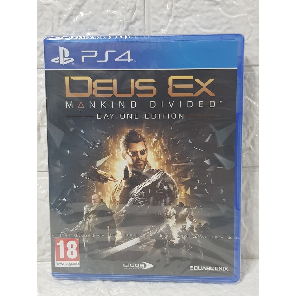 Deus Ex Mankind Divided Day One Edition PS4 Game R2 Brand New | Shopee ...