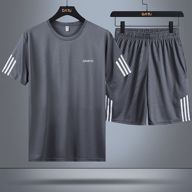 DRIFIT [2 in 1 set] Korean sports fashion trend Terno T-shirt + shorts unisex size Korean size — view 5