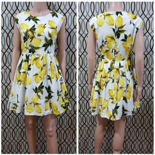 d&g lemon dress