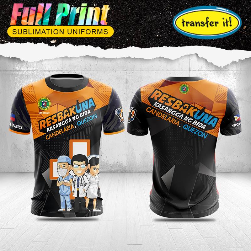Frontliner Medical Full Sublimation Personalized Drifit Quickdry T ...