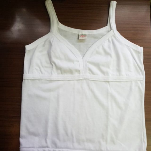 Girl's White Strap Sando | Shopee Philippines