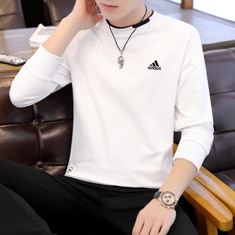 Insadidas Baju Lengan Panjang T Shirt Lelaki Musim Bunga Baju Musim Luruh Pakaian Musim Luruh Baju P Shopee Philippines