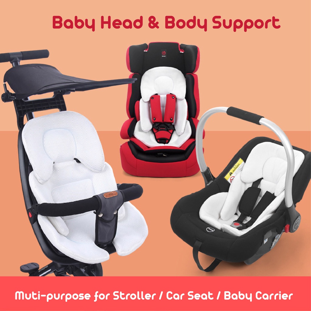 Reversible Head and Body Supports for Baby Newborn Infant Extra Soft