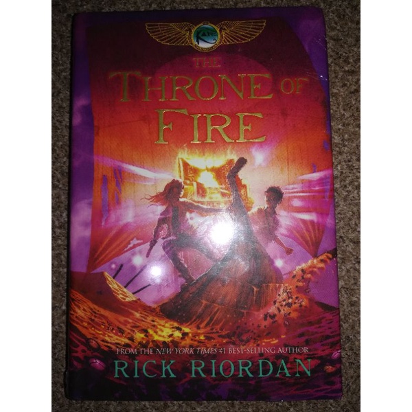 RICK RIORDAN-THE THRONE OF FIRE (HB) | Shopee Philippines