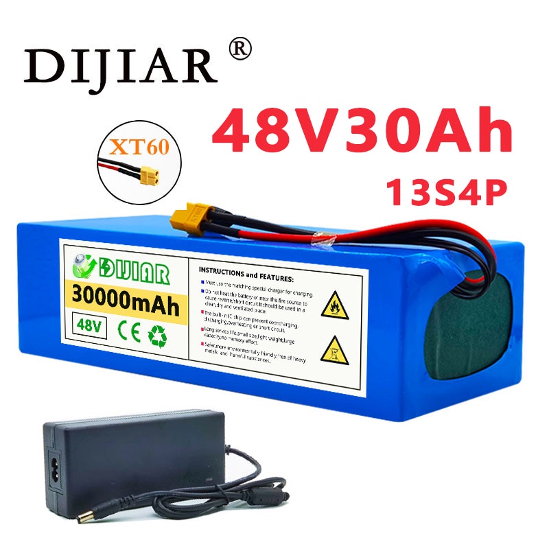 Dijiar 48V largecapacity 14S4P lithium battery pack with long battery life 1000W electric
