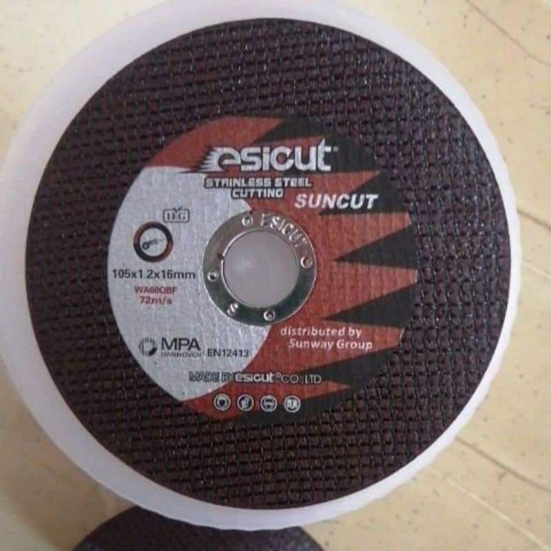 esicut cutting disc 4" for stainless, chrome, metal, aluminum etc. sold