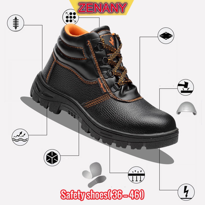 steel toe high top sneakers