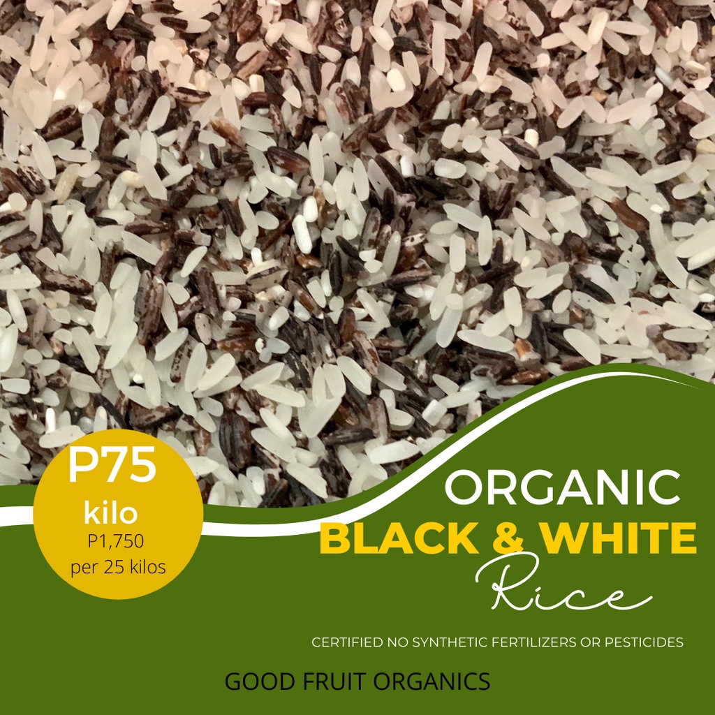 Good Fruit Organic Black White Rice 25kg Shopee Philippines
