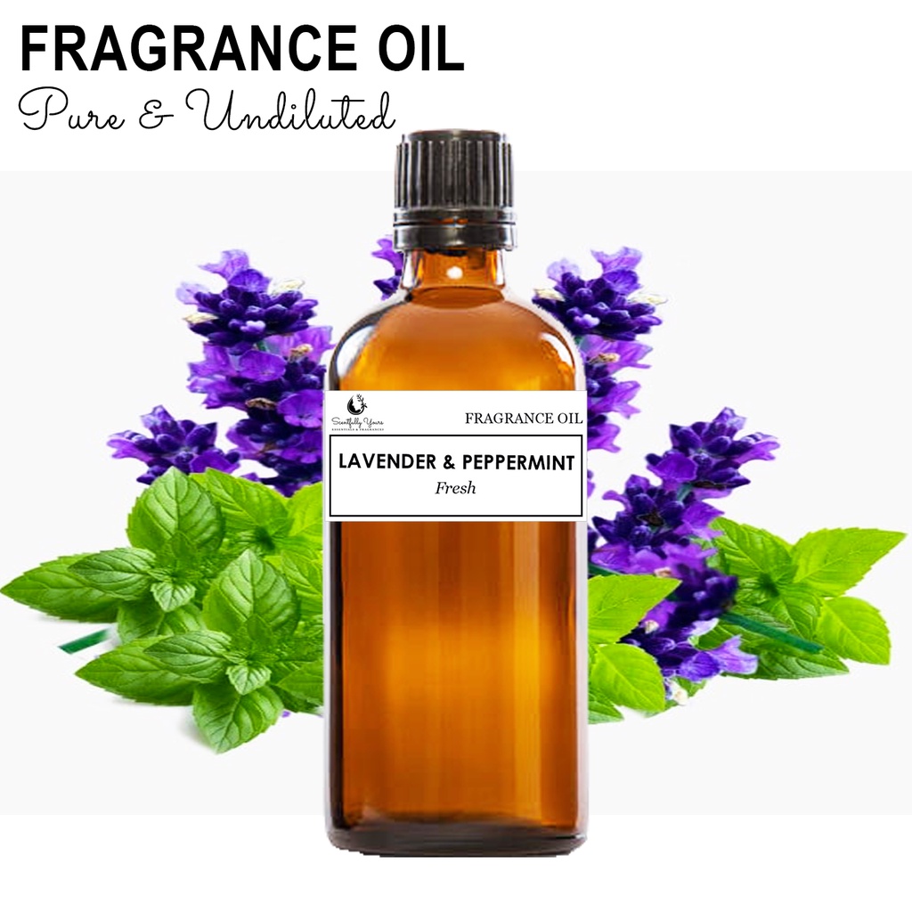 LAVENDER & PEPPERMINT Fresh Fragrance Oil (500ml 1 Liter) Shopee