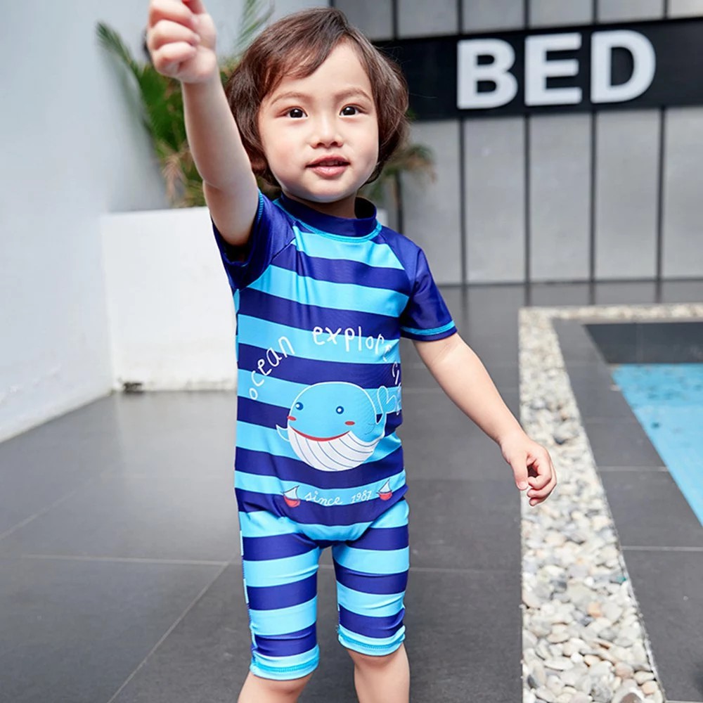 infant boy one piece swimwear