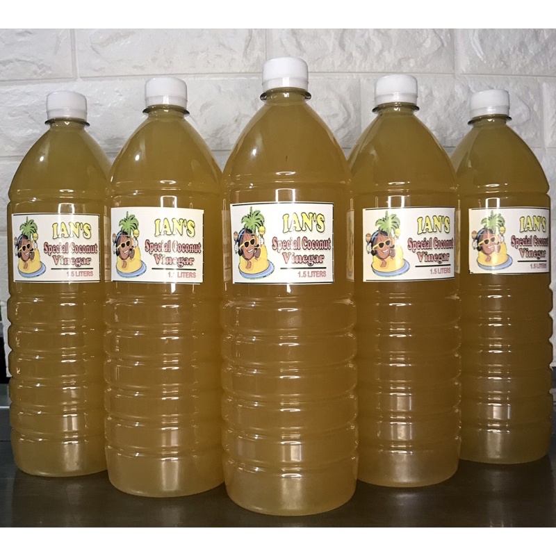 sukang tuba puro 100 (IAN'S SPECIAL COCONUT VINEGAR) 1.5 liters