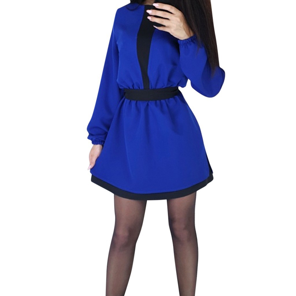 long sleeve knee length dress