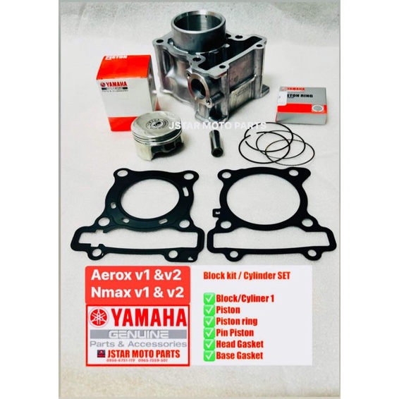 Block Kit Bore Kit Nmax V1 Nmax V2 Aerox V1 Aerox V2 Original Yamaha