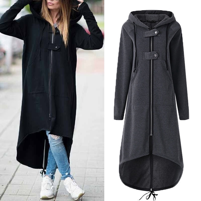 long zip up sweater