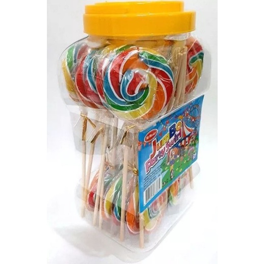 Jumbo Swirl Lollipop/ Rainbow big lollipop (restock) Shopee Philippines