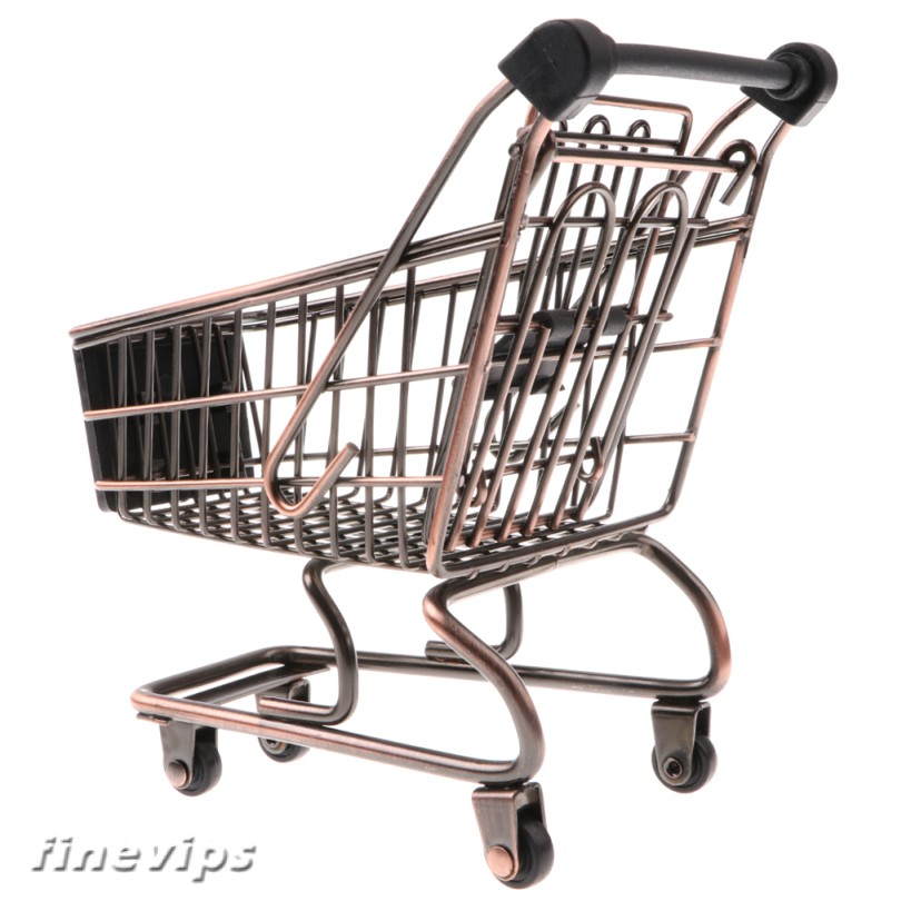 metal toy shopping cart