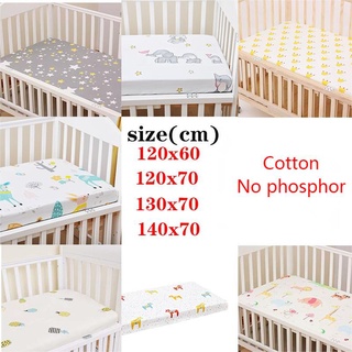 Tenpower Baby 100% Cotton Bedsheet Newborn Cot Fitted Sheet Crib Mattress Cover Mat 婴儿床单
