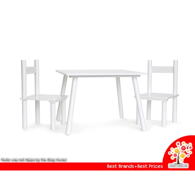 Kmart Table And Chair Set White Shopee Philippines