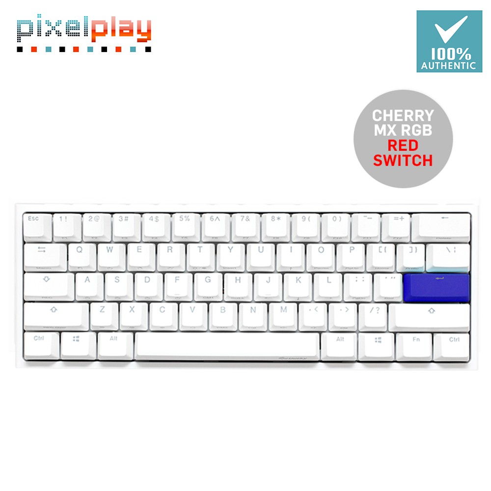 Ducky One 2 Mini White Case Rgb Led Pbt Double Shot Mechanical Keyboard Cherry Mx Rgb Red Switch Shopee Philippines