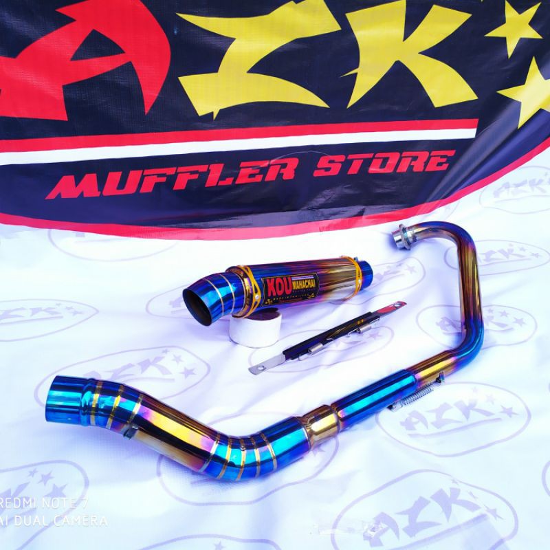 Kou Mahachai Bluegold Satria Fu Raider R150 Fi Exhaust Shopee Philippines 3533