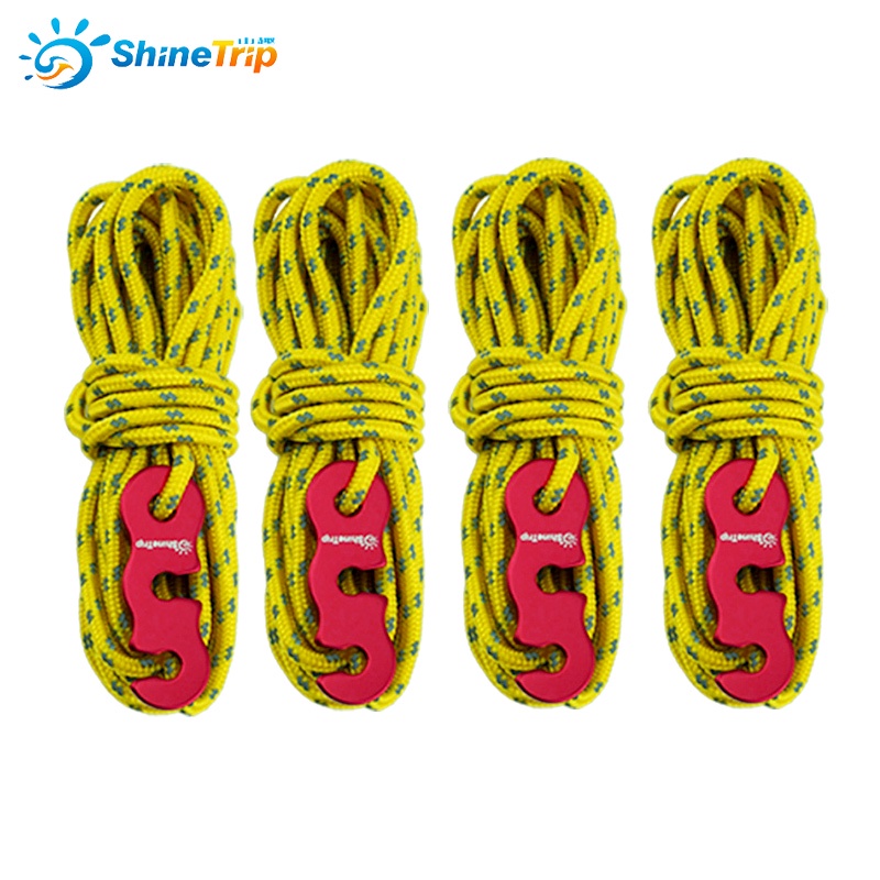 4x4m Reflective Paracord Outdoor Camping Tent Wind Rope 3mm Sun Shelter