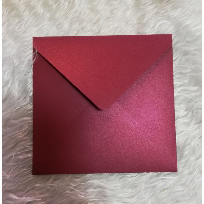 Square envelope /6X6 envelope for wedding invitation Shopee Philippines