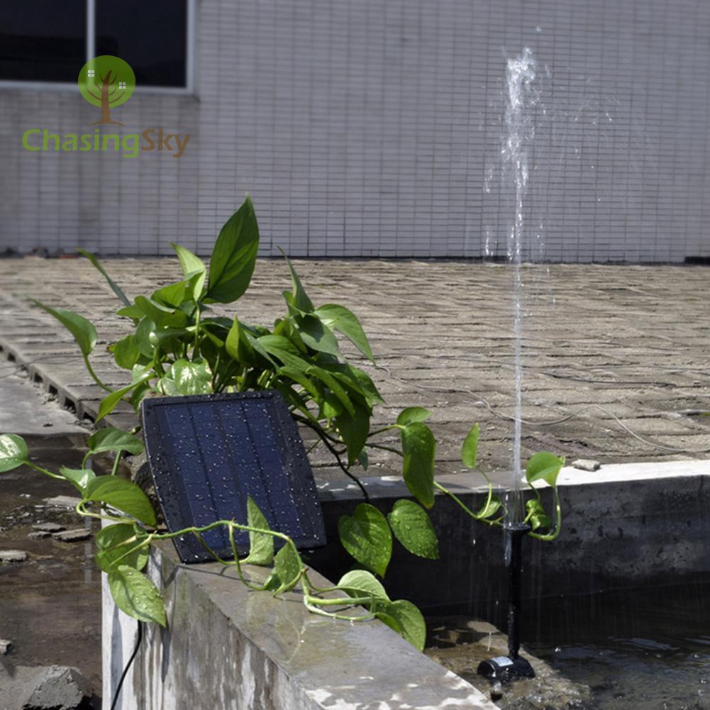 Ready Stock Outdoor Solar Water Fountain Pump For Bird Bath Garden Pool Pond Aquarium Shopee Philippines