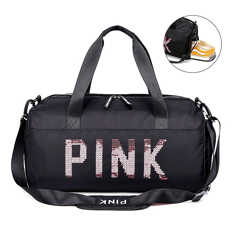 gym bag with yoga mat holder