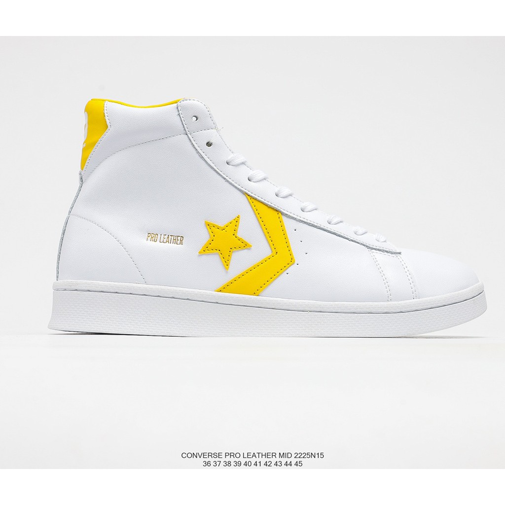 Japanese Converse All Star Pro Leather High 1976 High Top Retro Sports  Basketball Shoes White 166810 | Shopee Philippines