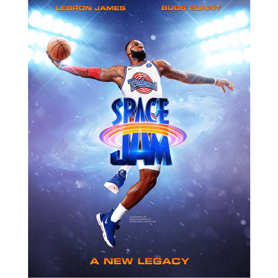 Hallowcos Space Jam 2: A New Legacy LeBron James Tune Squad Basketball  Jersey