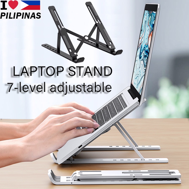 ilovepilipinas Plastic 7level adjustable Portable laptop stand