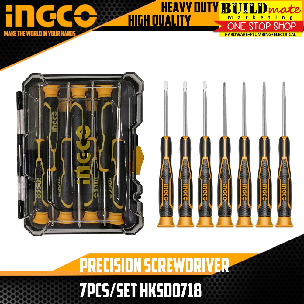 INGCO Precision Screwdriver 7pcs/SET HKSD0718 Shopee Philippines