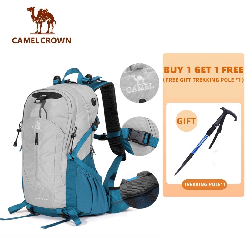 Camel Crown Mountaineering Bag 40L Outdoor Backpack Men's And Women's