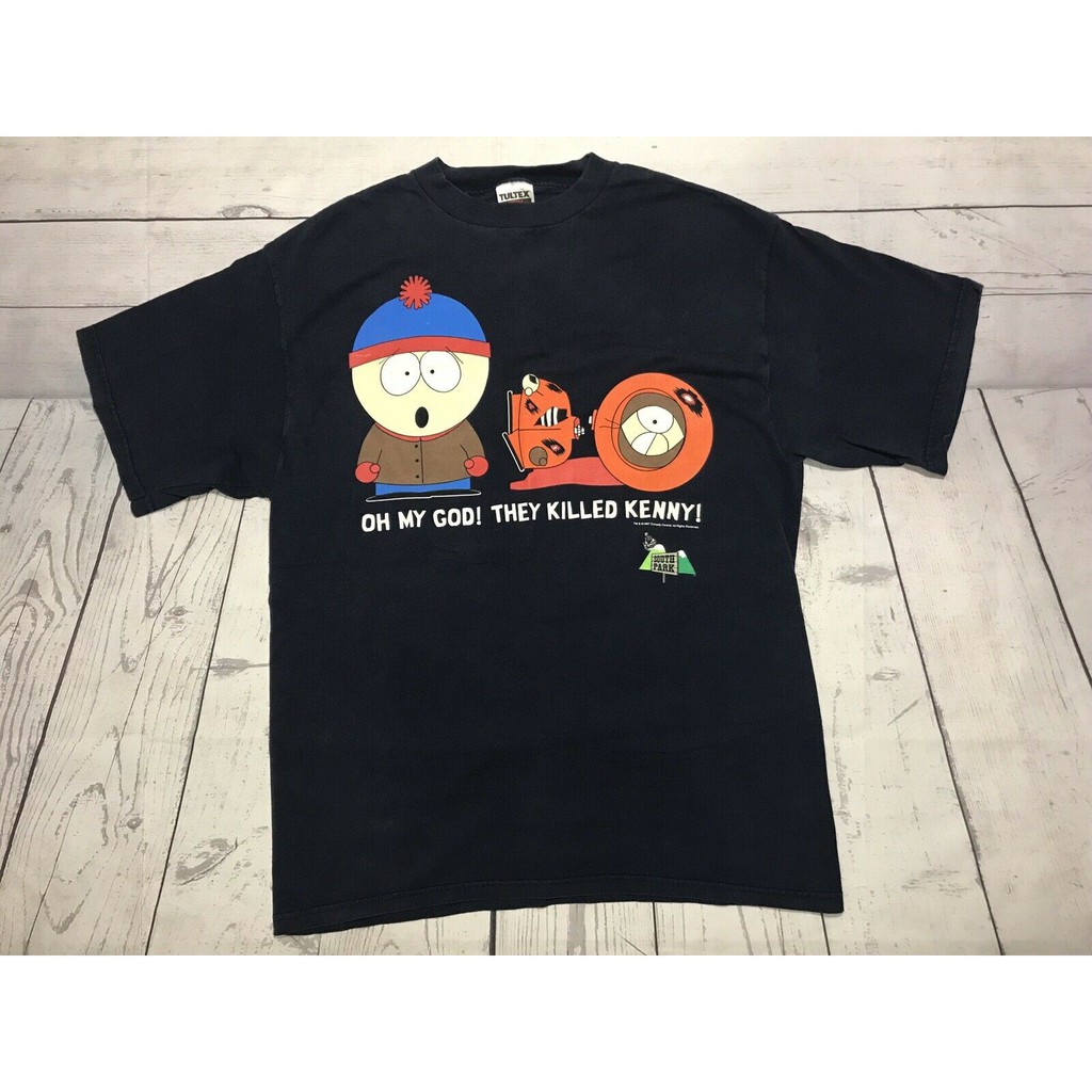 Men S T Shirt Vintage South Park Large 1997 Comedy Central Omg Killed Kenny Christmas Gift Shopee Philippines